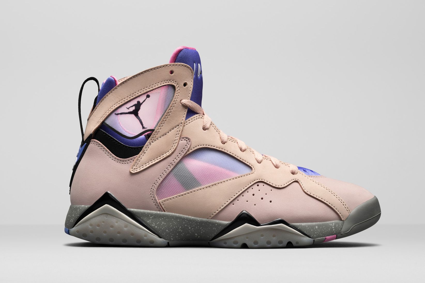 Pink jordan 7 hotsell