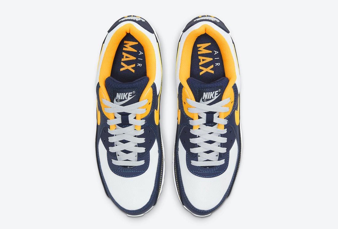 The Nike Max 90 Looks in Navy and Gold - Freaker