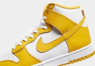 yellow fluffy dunks