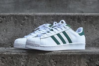 Adidas Superstar White Green Mesh 5