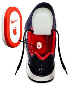 Nike Plus Ipod Nano Shoes Top View