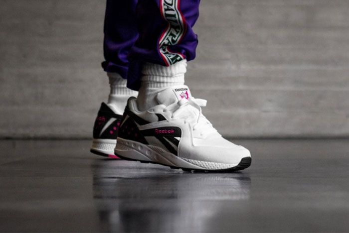 Reebok Pyro White Black Pink Right