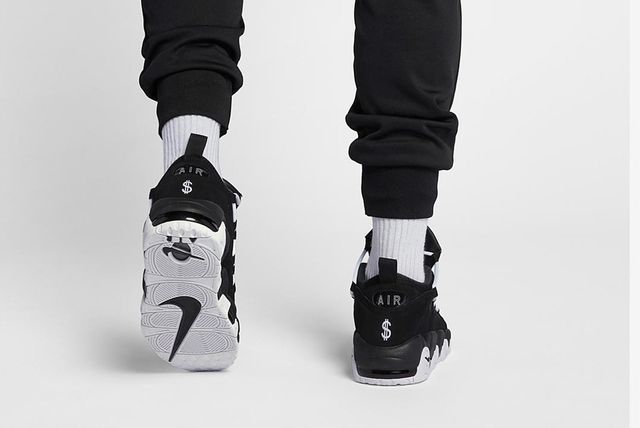 nike air more money black white