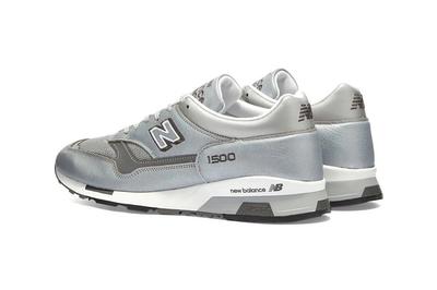 New Balance 1500 Metallic Silver Heel