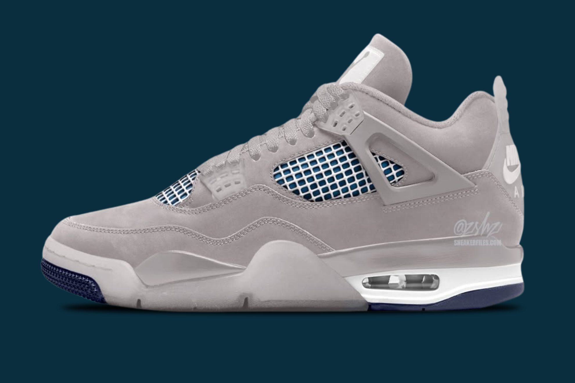 The Air Jordan 4 'Georgetown' Is a Clean Pick for Hoyas 'Heads