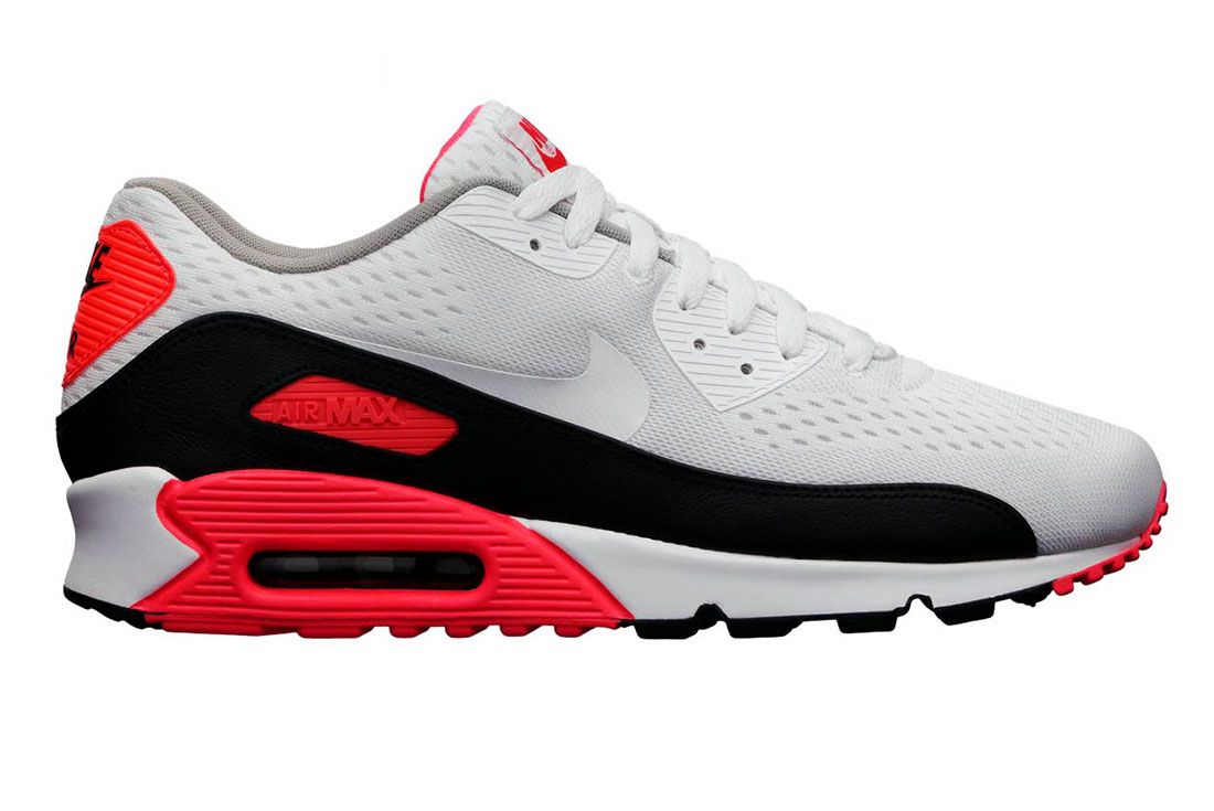 Nike Air Max 90 Infrared Engineered Mesh Lateral Side Shot