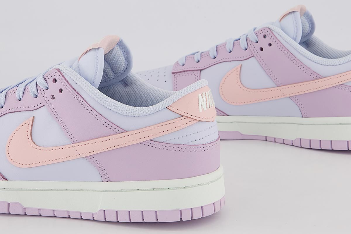 Light Blue, Lavender and Peach Land On Nike Dunk Low - Sneaker Freaker