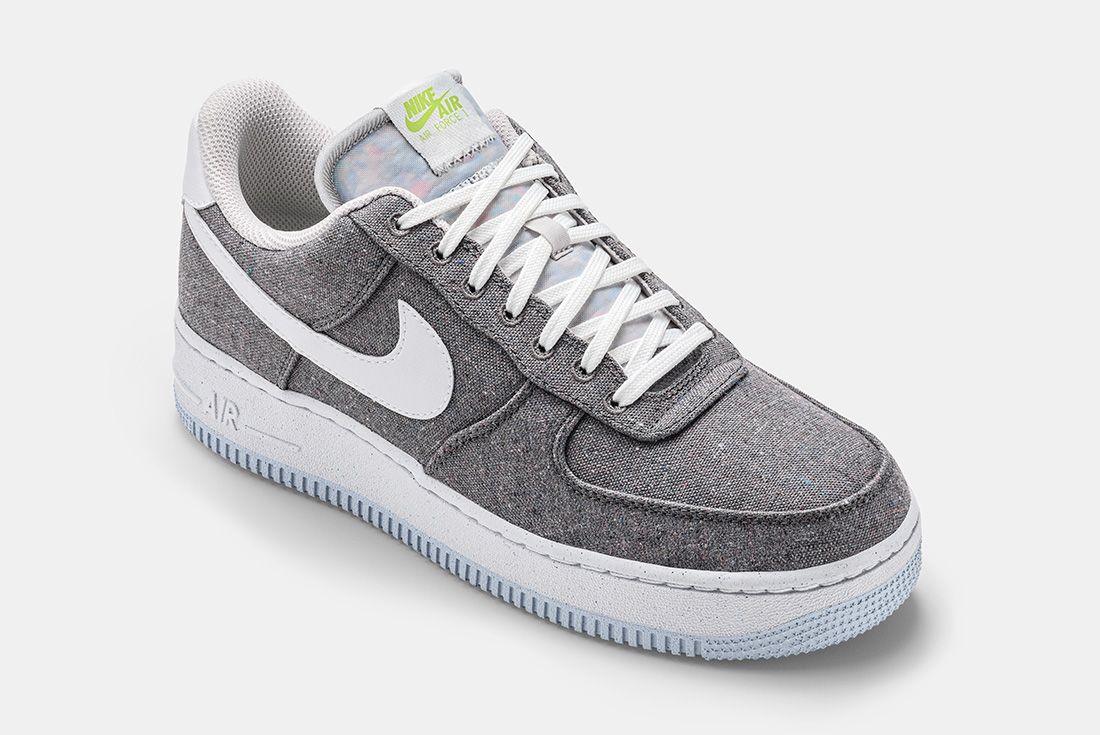 nike air force 1 shoes made from recycled materials