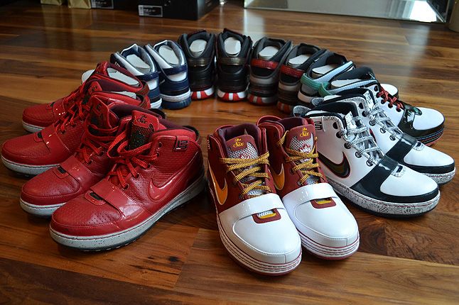 lebron james shoe collection