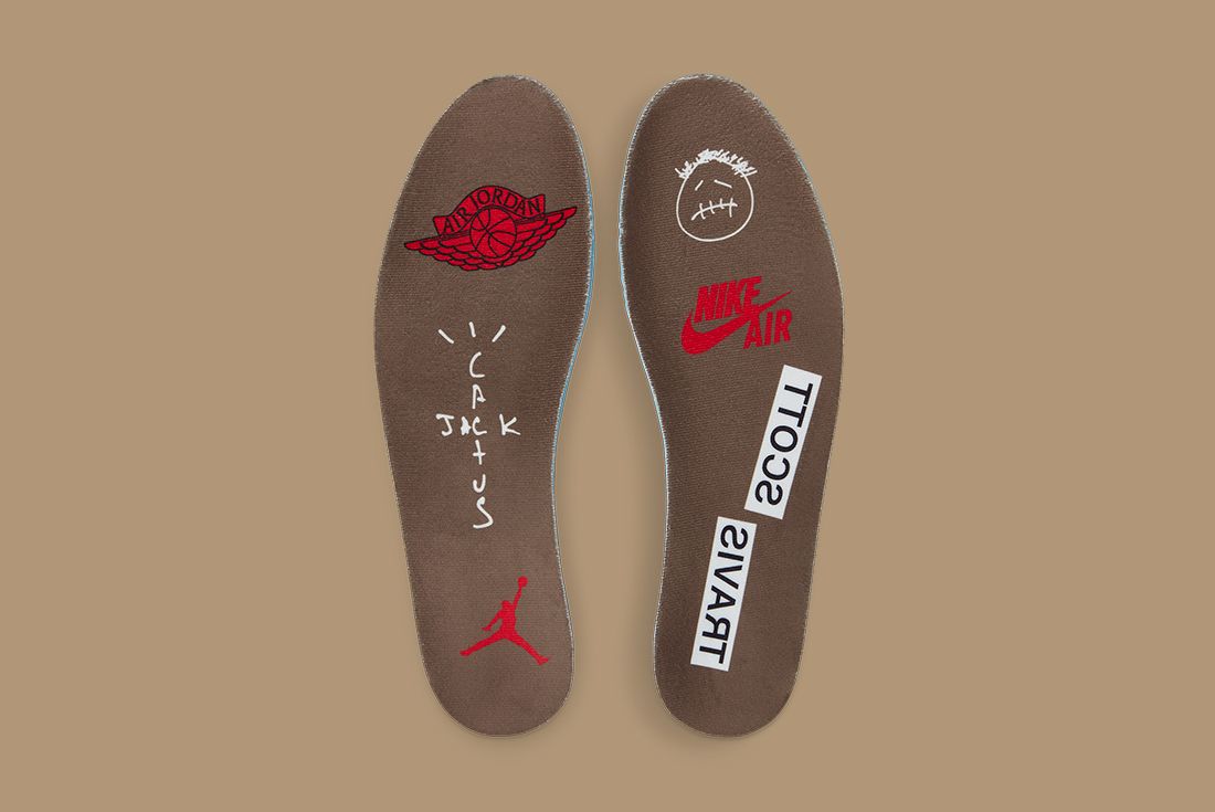 travis scott 1 low insoles