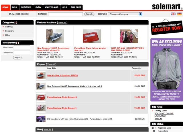 Solemart Online Auction 1
