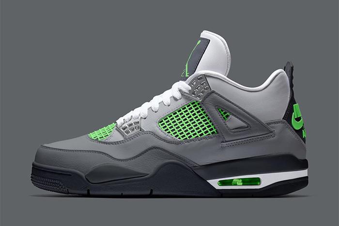 Air Jordan 4 Neon Air Max Day 2020 First Look Release Date Lateral Mockup