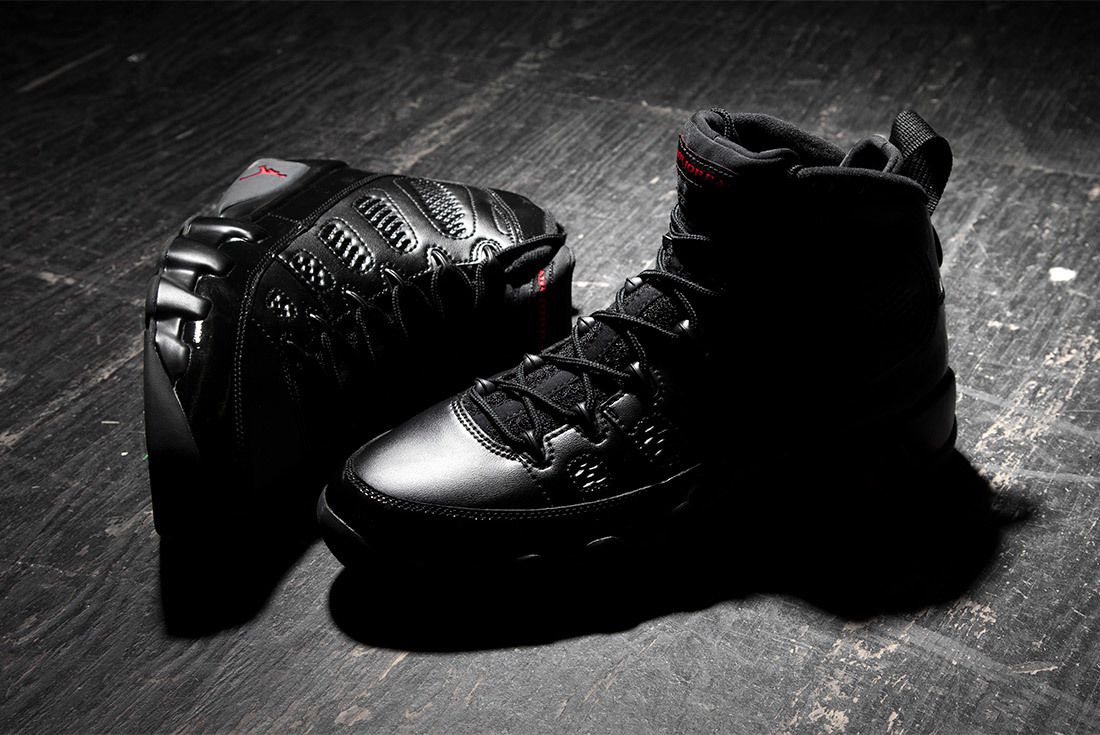 Jordan 9 fashion triple black