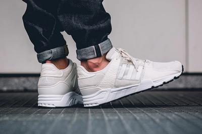 Adidas Equipment Support 93 Eqt Off White On Foot
