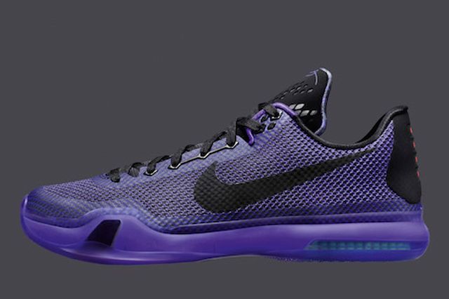 nike kobe x 10 blackout purple