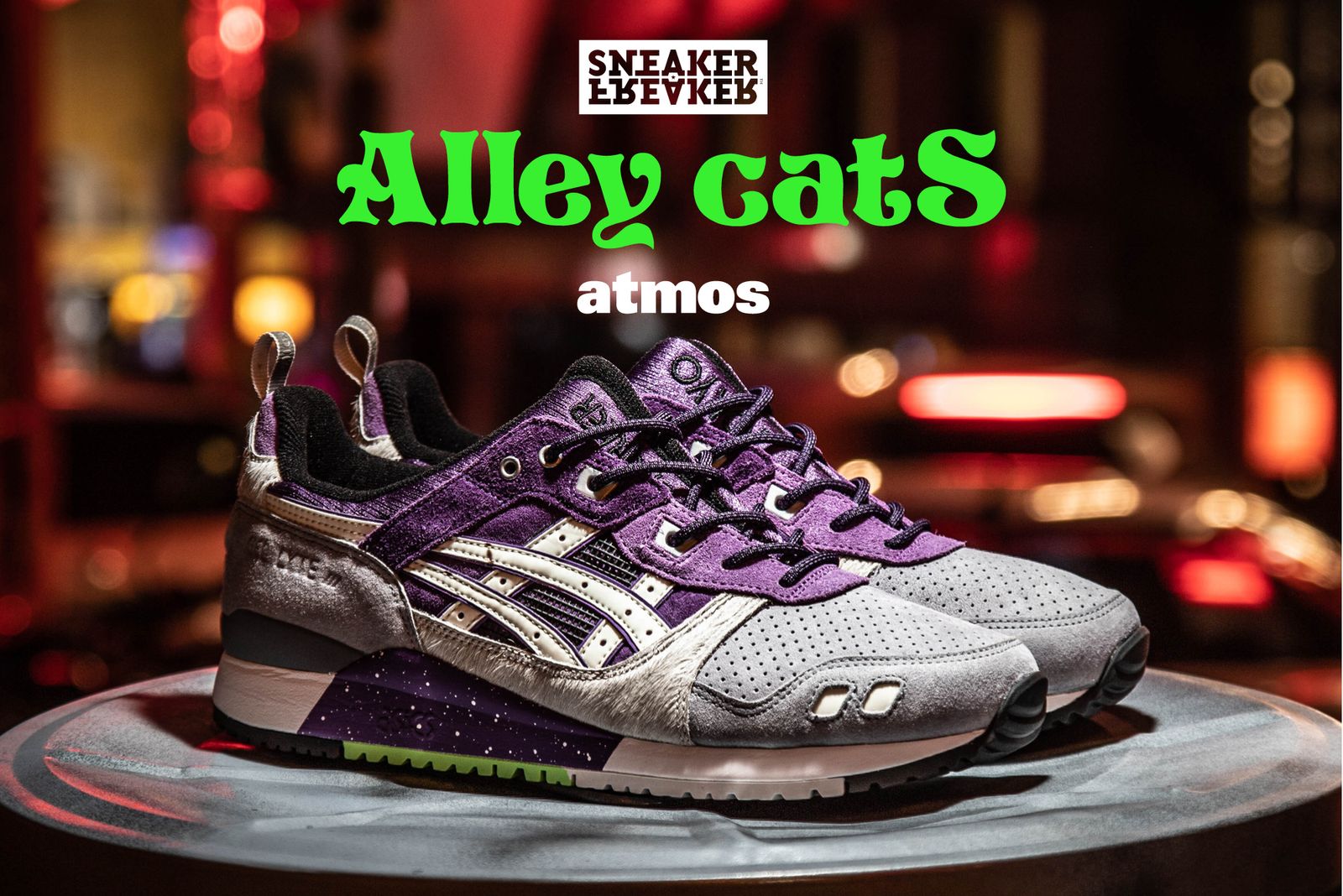 Sneaker Freaker x atmos x ASICS GEL-Lyte III 'Alley Cats' - Sneaker Freaker