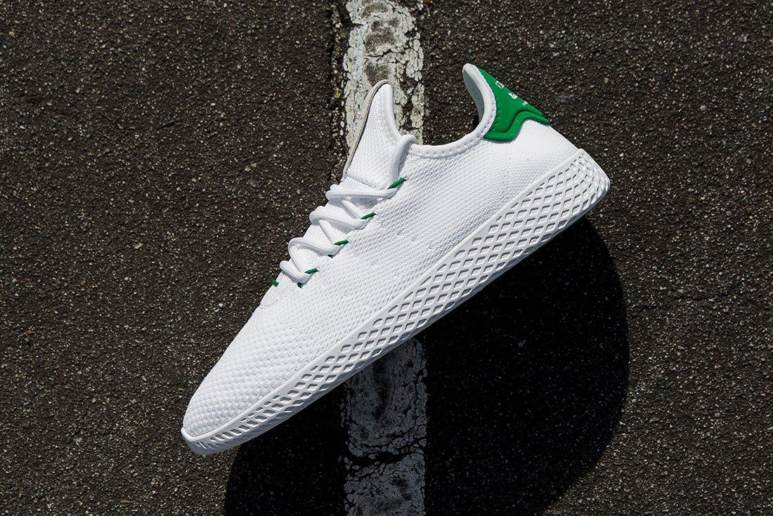 pharrell williams shoes white green