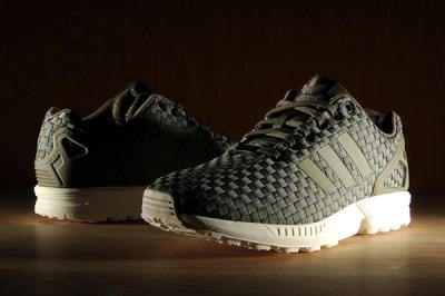 Adidas Zx Flux Reflective Weave Olive 2