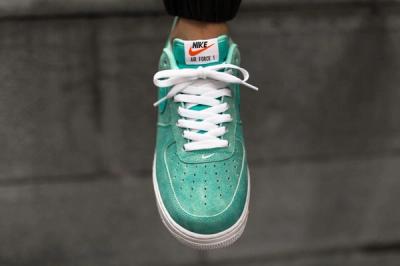 Nike Air Force 1 Low Light Retro Green Canvas 3