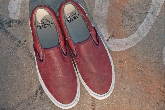 Vans California Collection Classic Slip On Tudor Leather Port Royale 1