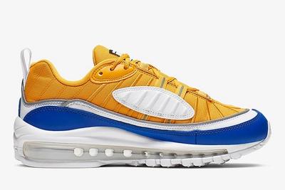 Nike Air Max 98 Yellow White Blue At6640 700 Medial
