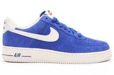 Nike Air Force 1 Low Suede Blue Profile 1
