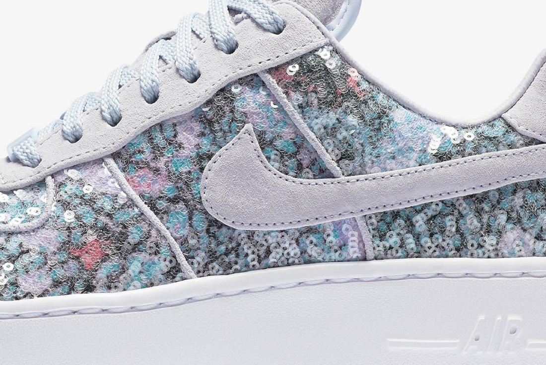 Nike Air Force 1 Upstep Low Wmns Glass Slipper Releases