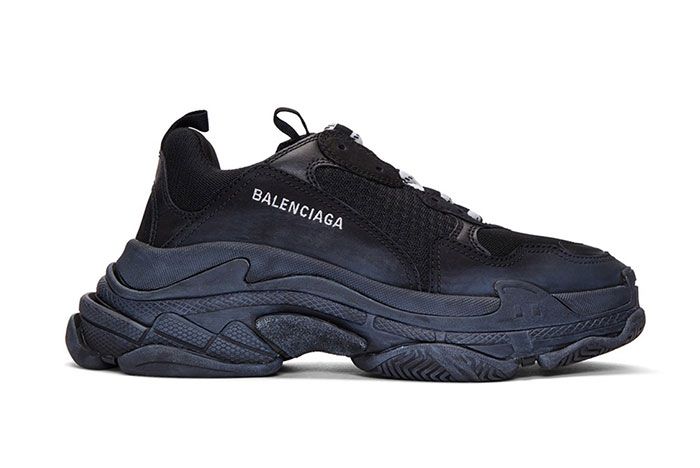 Balenciaga Triple S Sneaker Smudged Distressed Colorway 1 Side