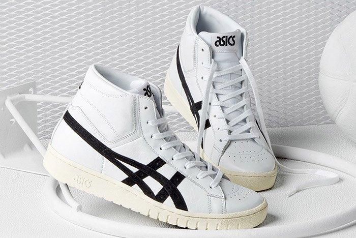 Asics white deals high tops