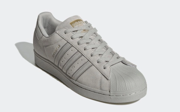 The adidas Superstar Stays Stately in Grey Suede Releases