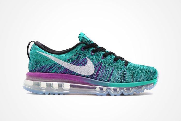 Air max flyknit top blue and purple