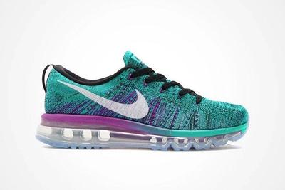 Nike Wmns Flyknit Air Max Clear Jade Hyper Violet A