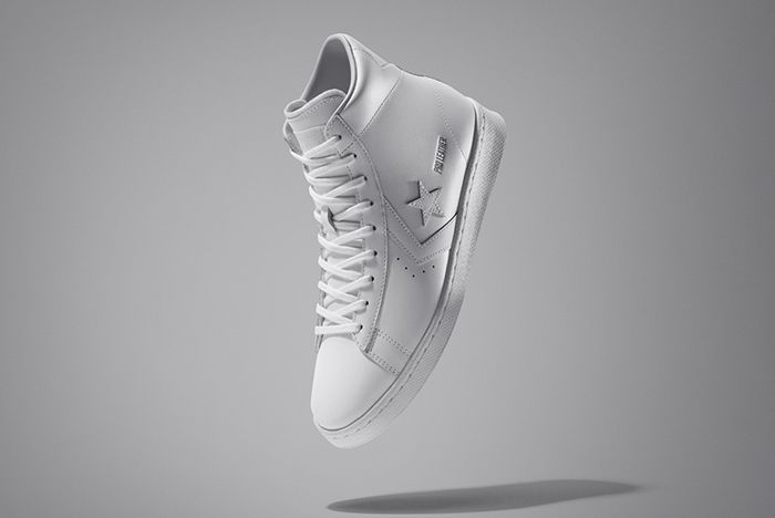 Converse All Star Pack Pro Leather White High Top 1 V1 £75