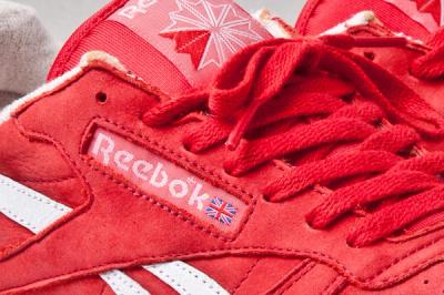 Reebok Classic Leather Vintage Union Red Side 1