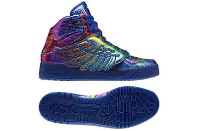 Jeremy Scott X Adidas Originals Hologram Rainbow Outsole 1