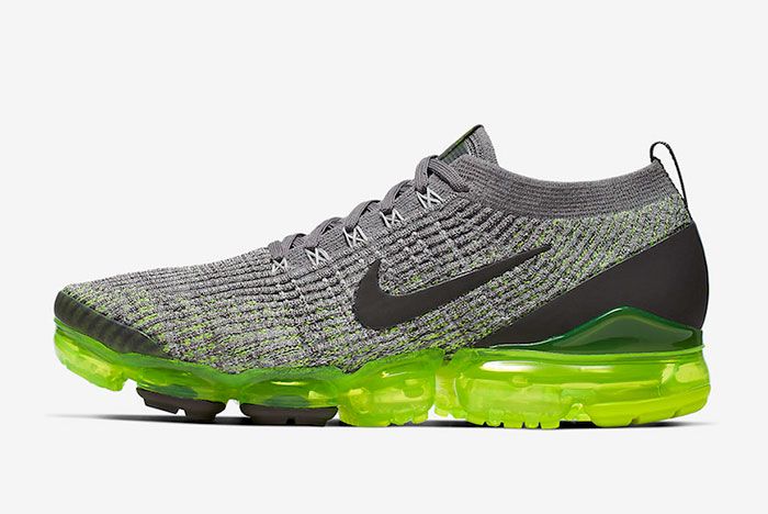 nike vapormax grey green