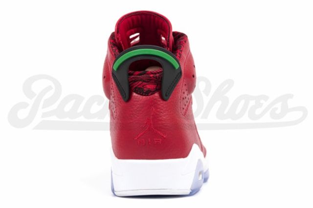 The chaussures Nike Air Jordan 6 varsity red in the clip Otis