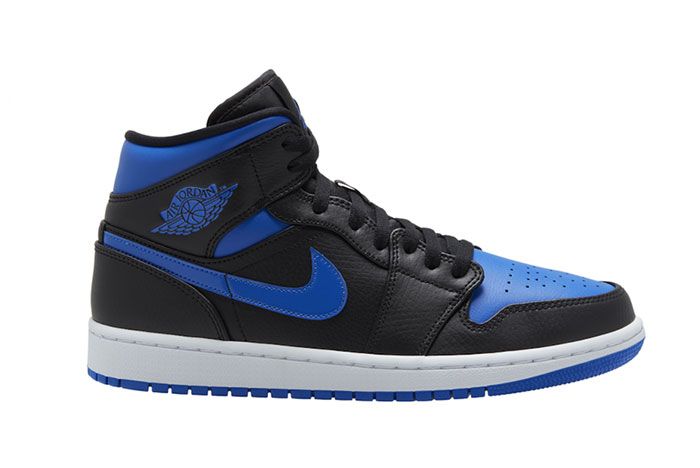 jordan air 1 mid blue black