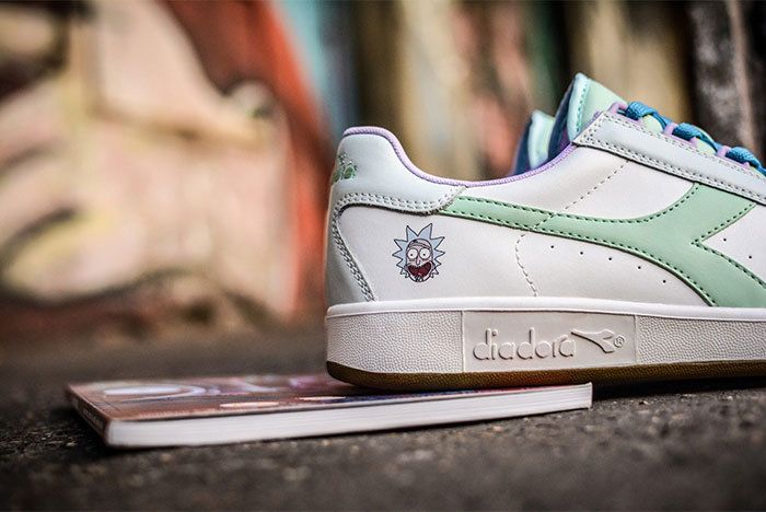 rick and morty diadora footlocker