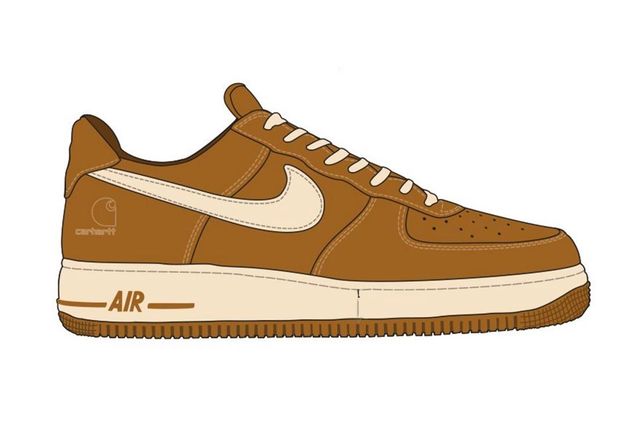 nike air force 1 utility low premium x carhartt wip