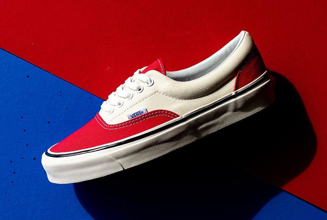 Vans Era 95 Dx Goes for The Red, White 