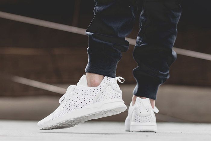 あむ adidas Zx Flux ADV Asym Primeknit (Crystal White) - Releases