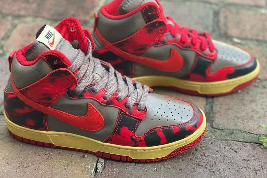 Nike Dunk High ‘Red Camo’ leak