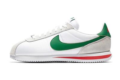 Nike Cortez White Habanero Red Pine Green 2