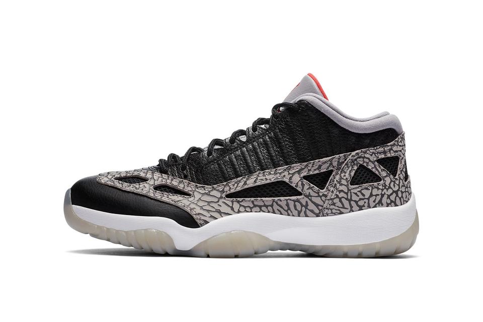 jordan 11 low ie black cement