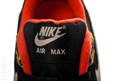 Nike Womens Air Max 1 Leopard Pack Tongue Black Tongue 1
