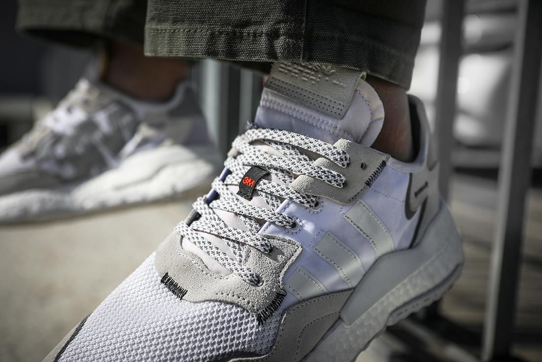 On Adidas Nite Jogger White Detail