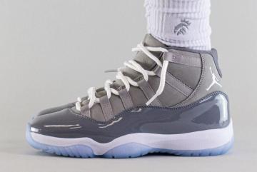 cool grey 11's on feet