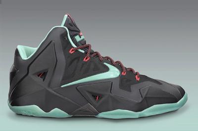 Lebron 11 Diffused Jade Sideview