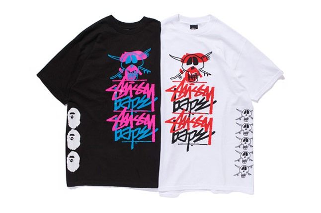 今季ブランド A・BATHING APE &STUSSY コラボKIDSTシャツ トップス(T 